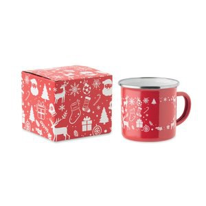 SEASOMEL Christmas enamel mug 300ml - GiftRetail CX1595