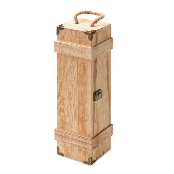 VINBOX + Paulownia wood wine gift box - GiftRetail MO3121