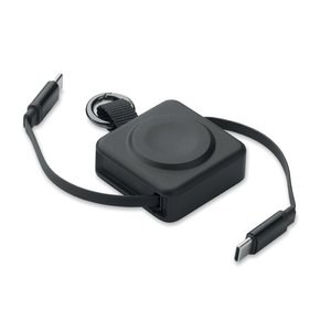 SKILFUL Retractable 100W USB-C cable - GiftRetail MO3145