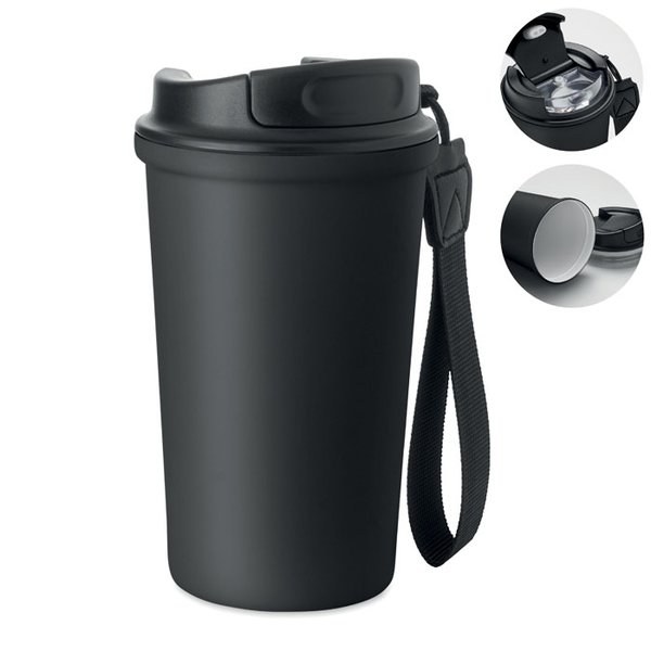 NAKANO Recycled steel tumbler 400ml - GiftRetail MO3156