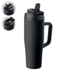 ATLANTA Double wall tumbler 900ml - GiftRetail MO3213